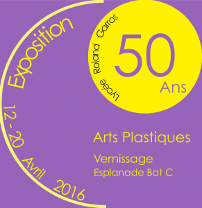 Affiche - Exposition Arts Plastiques pour les 50 ans