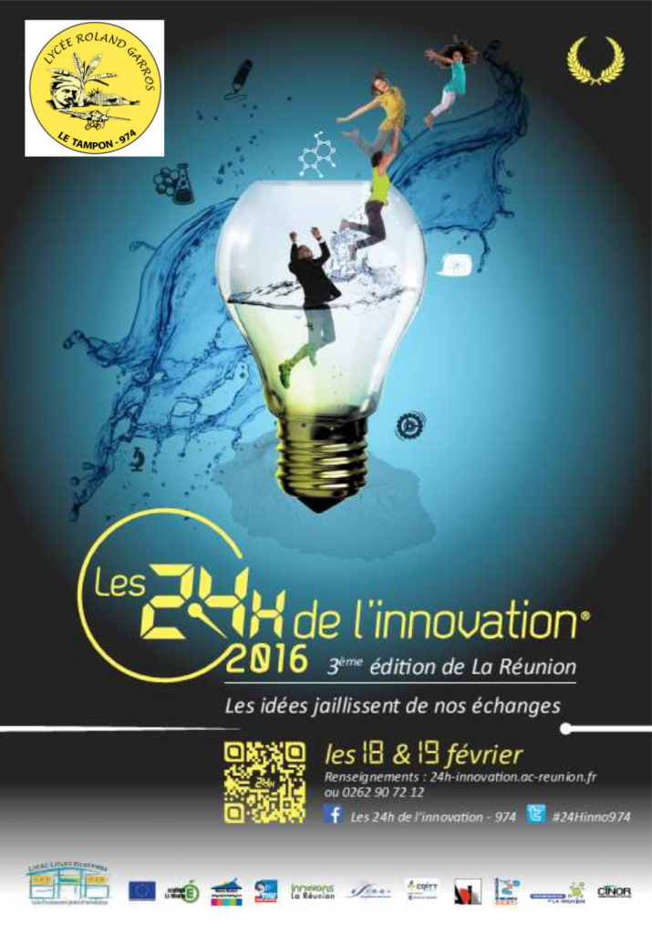 24h de l'innovation - Affiche 2016