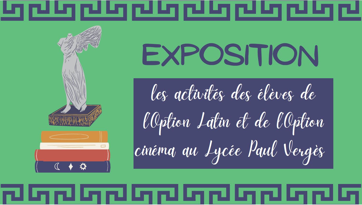 Les activités de l’Option Latin et de l’option Cinéma s’exposent au CDI