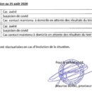 Pandémie Covid : Le lycée Saint-Paul IV communique