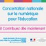 Concertation nationale sur le numérique pour l’éducation  2015