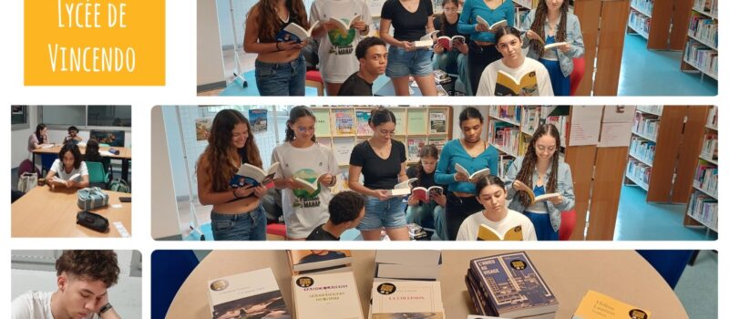 Les élèves de T spécialité HLP du lycée de Vincendo aux journées nationales du Prix Goncourt des lycéens